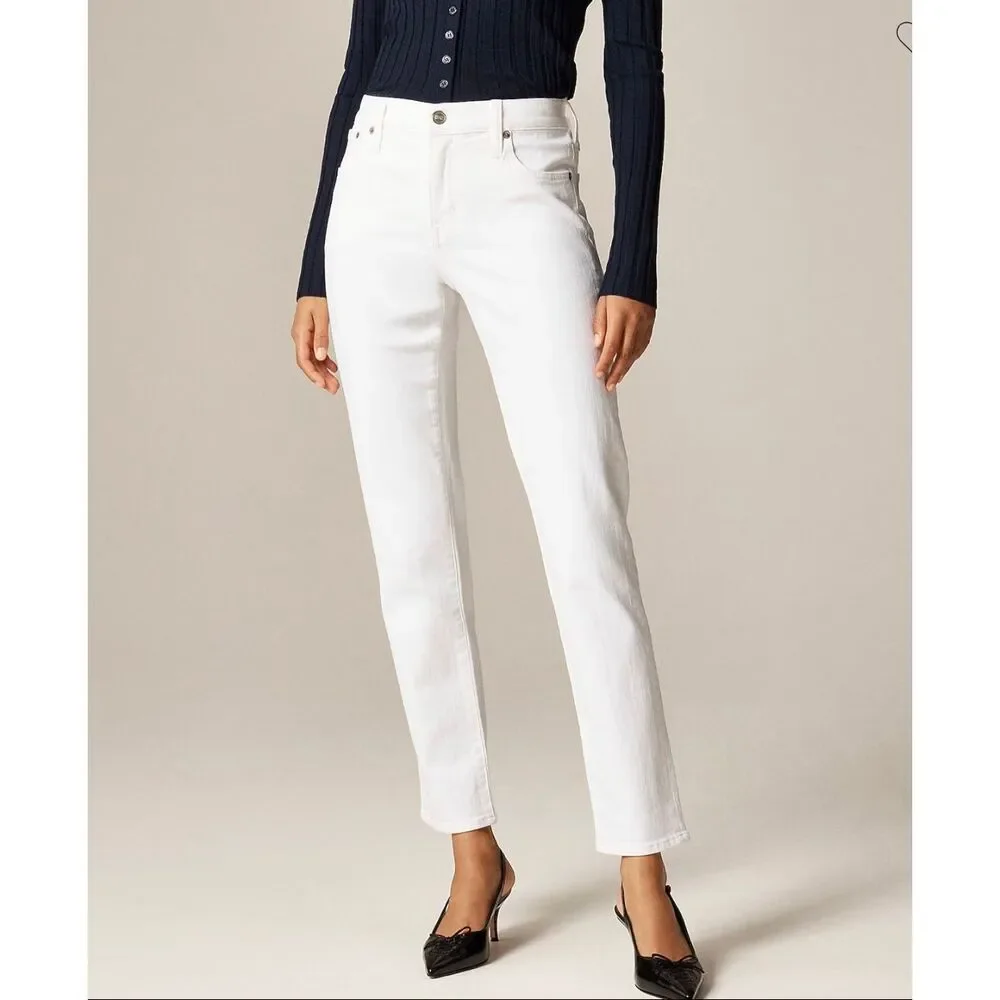 J. Crew Slim Jean in White NWT Size 31